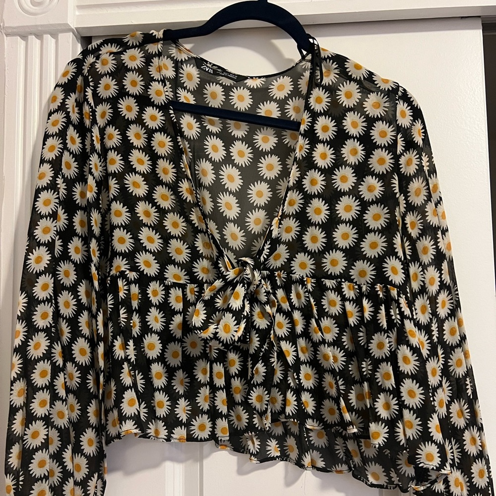 Zara floral top
